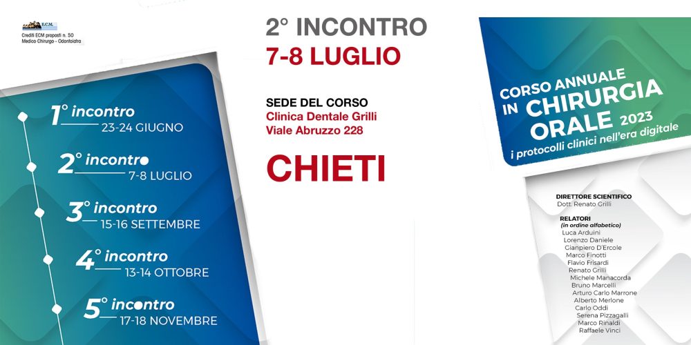 Chieti Corso Chirurgia Orale 2023